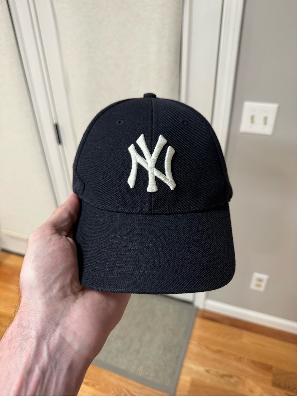 Vintage new york yankees adjustable hat nike team wool cap